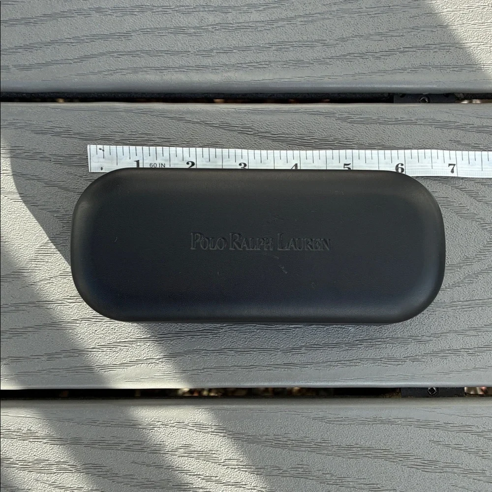 Polo Ralph Lauren Unisex Leather Sunglass/Eyewear Case Black